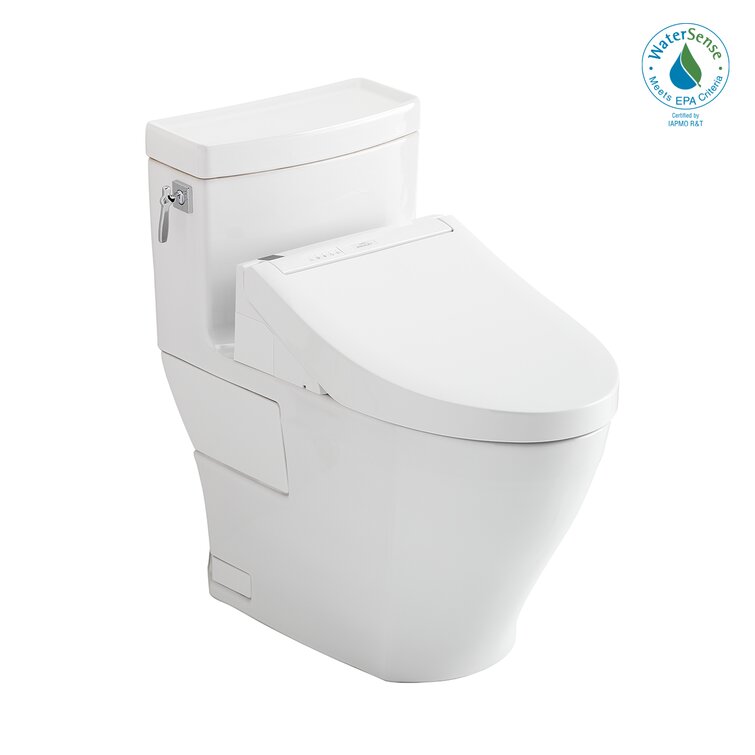Toto Aimes Gpf Water Efficient Elongated One Piece Toilet With High Efficiency Flush